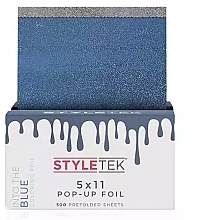 Fragrances, Perfumes, Cosmetics Hairdressing Foil with Individual Sheets, 5x300, blue - StyleTek