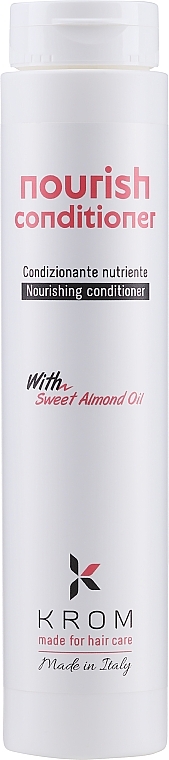 Nourishing Conditioner with Sweet Almond Extract - Krom Nourish Conditioner — photo N1