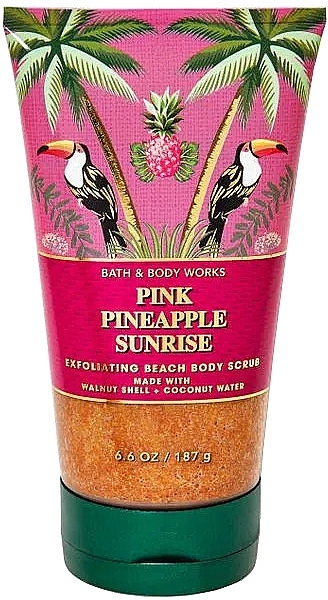 Body Scrub 'Pink Pineapple at Sunrise' - Bath & Body Works Pink Pineapple Sunrise Exfoliating Beach Body Scrub — photo N1