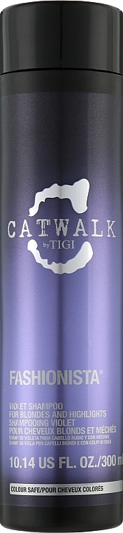 Hair Purple Shampoo - Tigi Catwalk Fashionista Violet Shampoo — photo N1