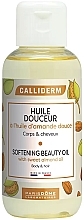 Fragrances, Perfumes, Cosmetics Body and Hair Oil - Calliderm Huile Douceur Sweet Almond