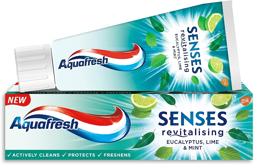 Eucalyptus Toothpaste - Aquafresh Senses — photo N2