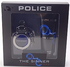 Fragrances, Perfumes, Cosmetics Police The Sinner Love The Excess Man - Set (edt/30ml + sh/gel/100ml)