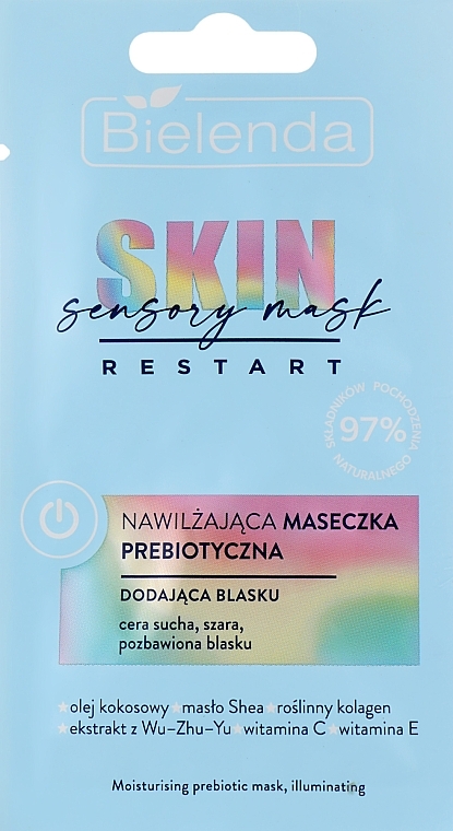 Moisturizing & Brightening Prebiotic Face Mask - Bielenda Skin Restart Sensory Moisturizing Prebiotic Mask — photo N1
