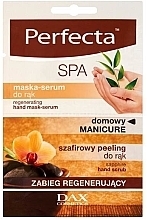 Fragrances, Perfumes, Cosmetics Regenerating Hand Serum Mask - Perfecta Spa Hand Peeling