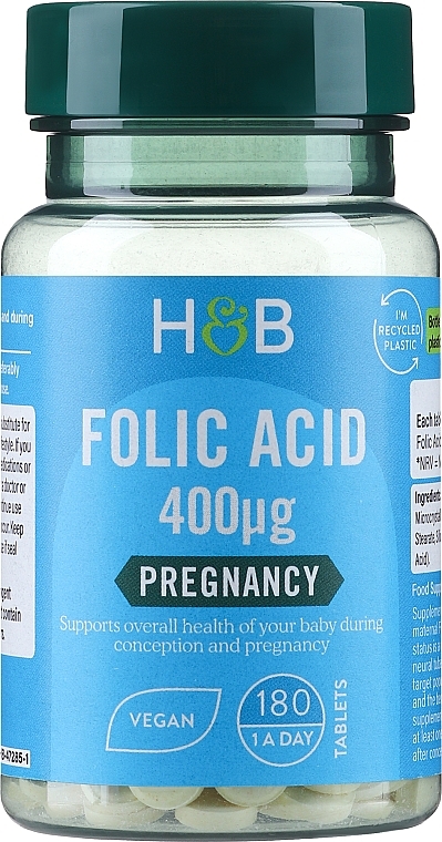 Folic Acid - Holland & Barrett Folic Acid 400mg — photo N4