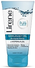 Fragrances, Perfumes, Cosmetics Moisturizing Face Wash Gel - Lirene Algae Pure Fresh Cleansing Gel With Moisturizing Effect