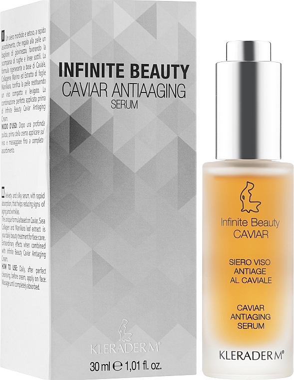 Black Caviar Face Serum - Kleraderm Infinite Beauty Caviar Antiaging Serum — photo N2