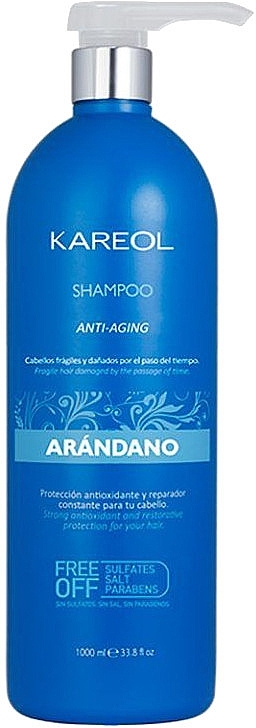 Blueberry Shampoo - Kareol Blueberry Anti-Aging Shampoo — photo N2