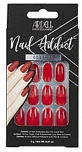 Fragrances, Perfumes, Cosmetics False Nails Set - Ardell Nail Addict Artifical Nail Set Colored Cherry Red