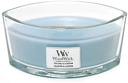 Fragrances, Perfumes, Cosmetics Scented Candle in Glass - WoodWick Hearthwick Flame Ellipse Candle Sea Salt & Cotton