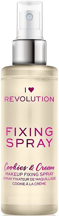 Makeup Fixing Spray - I Heart Revolution Fixing Spray Cookies & Cream — photo N1