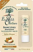 Fragrances, Perfumes, Cosmetics Anti-Aging Lip Balm with Argan Oil - Le Petit Olivier Face Care with Argan Oil Anti-Age Balm