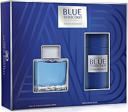 Fragrances, Perfumes, Cosmetics Blue Seduction Antonio Banderas - Set (edt/100ml + deo/150ml)
