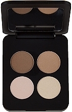 Fragrances, Perfumes, Cosmetics Compact Mineral Eyeshadow - Youngblood Pressed Mineral Eyeshadow Quad