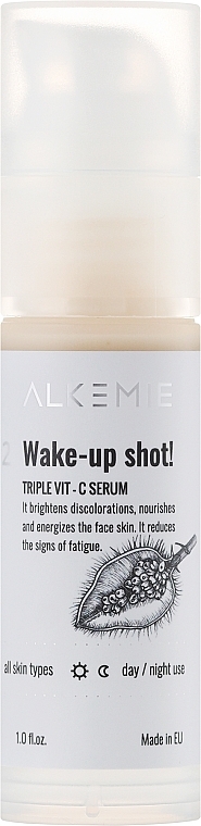 Triple Vitamin C Face Serum - Alkmie Wake-Up Shot Triple Vit-C Serum — photo N4