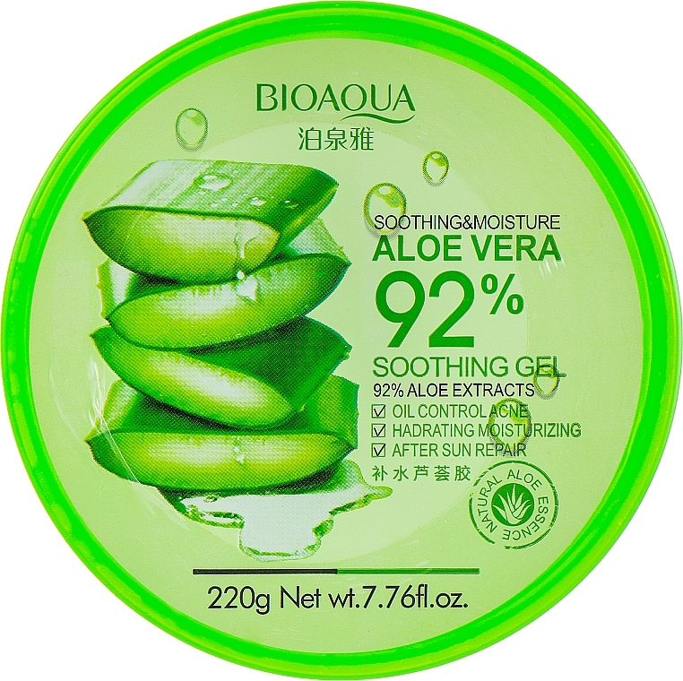 Face & Body Gel - Bioaqua Aloe Vera 92% Soothing Gel — photo N15