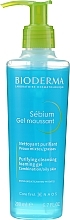 Fragrances, Perfumes, Cosmetics Face Cleansing Foaming Gel (with pump) - Bioderma Sebium Gel Moussant Purifying and Foaming Gel
