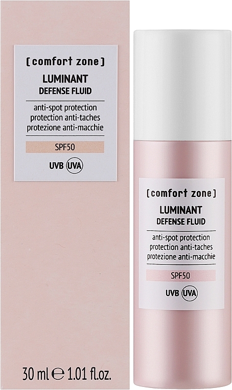 Anti-Pigmentation Protective Fluid SPF50 - Comfort Zone Defense Fluid — photo N2