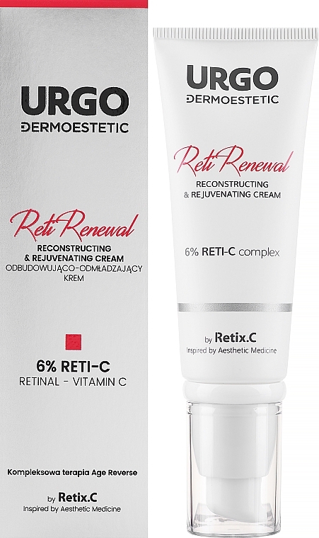 Repairing & Rejuvenating Face Cream - Urgo Dermoestetic Reti Renewal 6% Reti-C — photo N4