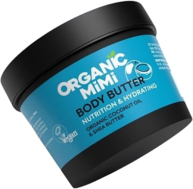 Coconut & Shea Nourishing and Moisturizing Body Butter - Organic Mimi Body Butter Nutrition & Hydrating Coconut & Shea — photo N1