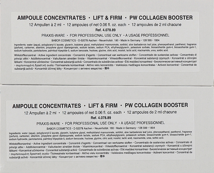 Face Ampoule "Collagen Booster" - Babor Ampoule Concentrates Collagen Booster — photo N5