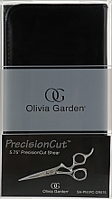 Hair Cutting Scissors, black lacquered case - Olivia Garden PrecisionCut 5.75 — photo N1