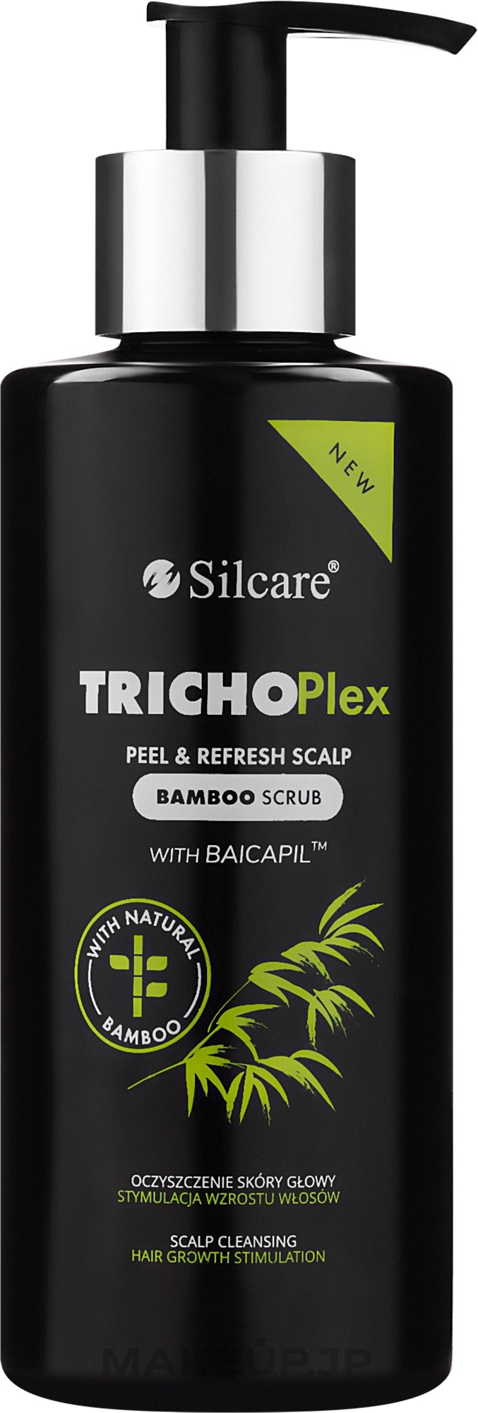 Scalp Scrub - Silcare TrichoPlex Peel&Refresh Scalp Bamboo Scrub — photo 250 ml