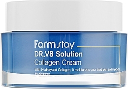 Brightening Anti-Wrinkle Face Cream with Collagen - FarmStay DR.V8 Solution Collagen Cream — photo N7