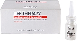 Repairing Serum for Extra Damaged Hair - Maxima Life Therapy Reconstruction Serum — photo N3