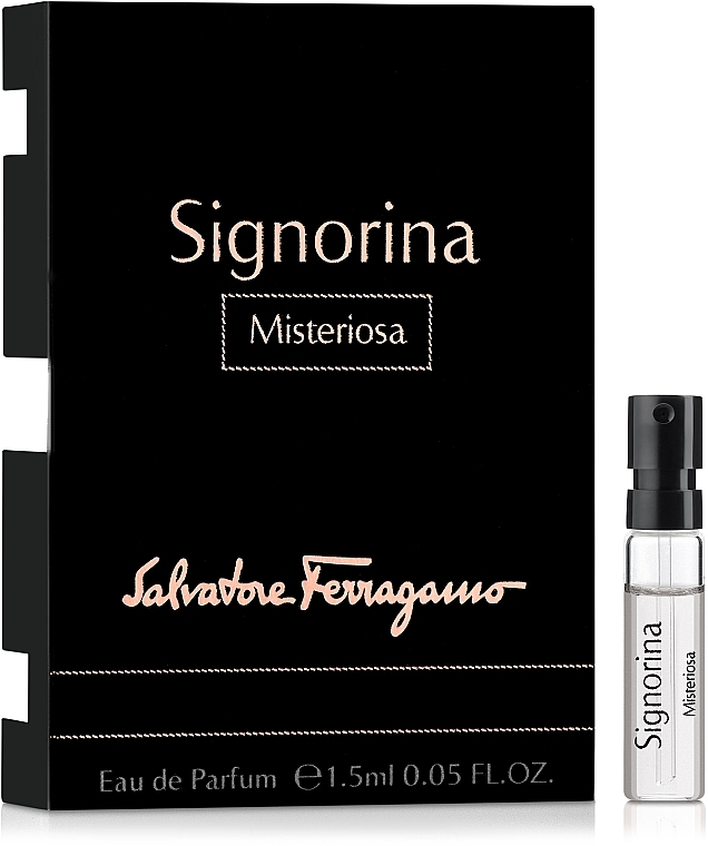 GIFT! Salvatore Ferragamo Signorina Misteriosa - Eau de Parfum (sample) — photo N1