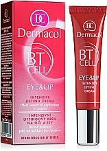Fragrances, Perfumes, Cosmetics Eye and Lip Intensive Lifting Cream - Dermacol BT Cell Eye&Lip Intensive Lifting Cream