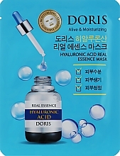 Face Ampoule Mask with Hyaluronic Acid - Doris Hyaluronic Acid Real Essence Mask — photo N1