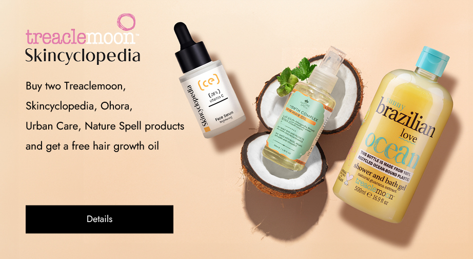 Special Offers from Treaclemoon, Skincyclopedia, Ohora, Urban Care, Nature Spell