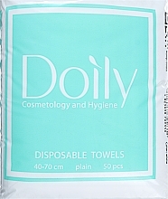 Towels in Pack, 40x70cm, 50g/m2, 50pcs, smooth - Doily — photo N1