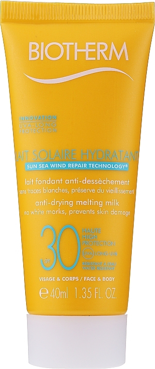 GIFT Face & Body Sun Milk - Biotherm Lait Solaire Hydratant SPF30 — photo N1