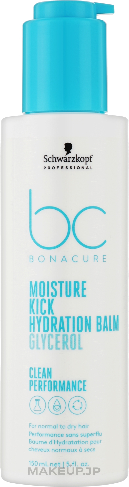 Normal & Dry Hair Set - Schwarzkopf Professional Bonacure Moisture Kick Hydration Balm Glycerol — photo 150 ml