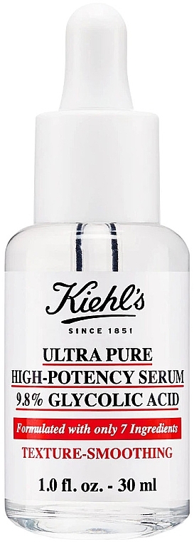 Ultra-Pure High-Potency Serum with Glycolic Acid  - Kiehl's Ultra Pure High-Potency 9.8% Glycolic Acid Serum — photo N1