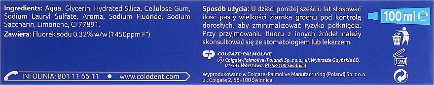Whitening Toothpaste - Colodent Eksplozja Wybielania — photo N2