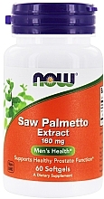 Saw Palmetto Extract - Now Foods Saw Palmetto Extract, 160mg — photo N1
