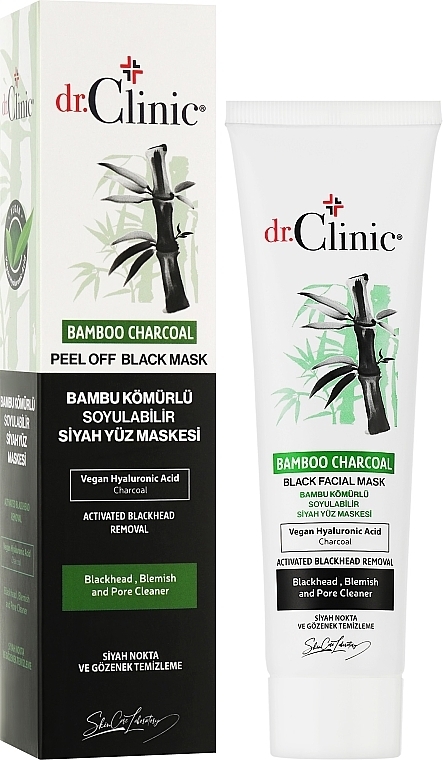Bamboo Charcoal Face Mask - Dr. Clinic Bamboo Charcoal Black Facial Mask — photo N2