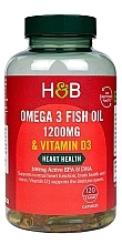 Omega-3 Fish Oil & Vitamin D3 Dietary Supplement for Heart Health - Holland & Barrett Omega 3 Fish Oil & Vitamin D3 Heart Health — photo N2