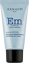 Fragrances, Perfumes, Cosmetics Dehydrated Skin Face Mask - Arnaud Aqua Detox Hydrating Face Mask