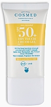 Fragrances, Perfumes, Cosmetics Oily & Combination Skin Sunscreen Gel - Cosmed Sun Essential Dry Touch Cream Gel SPF50