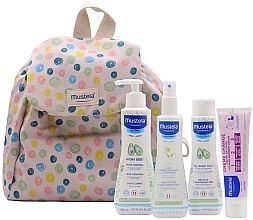 Fragrances, Perfumes, Cosmetics Set in Backpack, 5 products - Mustela Bebe Little Moments Mochila Lunares Set 