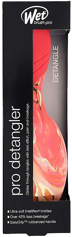 Hair Brush - Wet Brush Pro Detangler Organic Swirl Rose Gold — photo N3