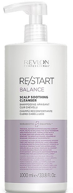 Deep Cleransing Shampoo - Revlon Professional Restart Balance Scalp Soothing Cleanser — photo N2