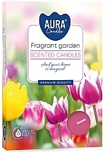 Fragrant Garden Tealight Set - Bispol Aura Fragrant Garden Scented Candles — photo N1