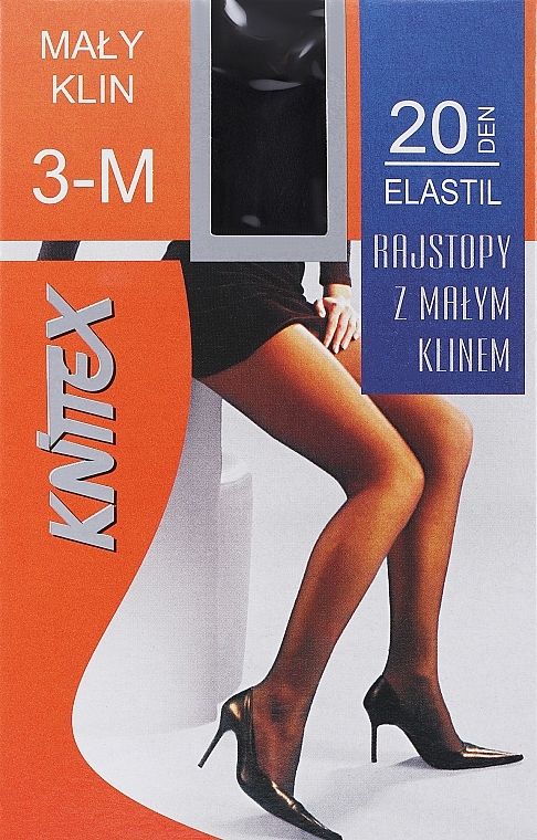 Women Tights "Elastil" 20 Den, nero - Knittex — photo N2