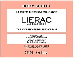 Sculpting Body Cream - Lierac Body Sculpt The Morpho-Remodelling Cream — photo N2